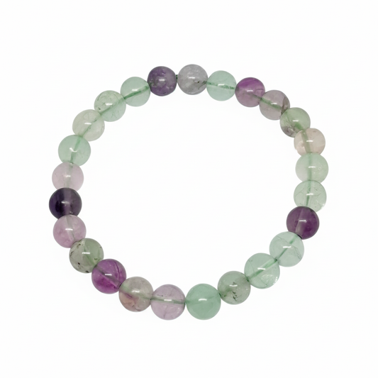 Bracelet en perles - Fluorite (8 mm)