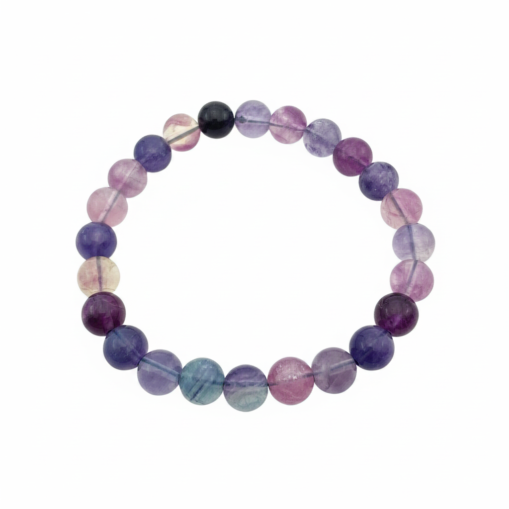 Bracelet en perles - Fluorite EXTRA (8 mm)