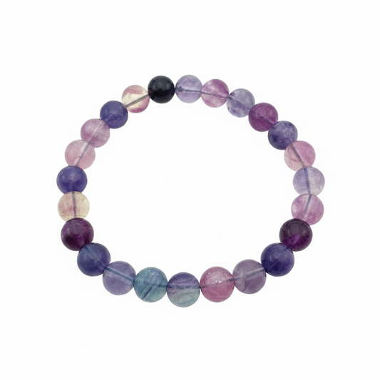 Bracelet en perles - Fluorite EXTRA (8 mm)