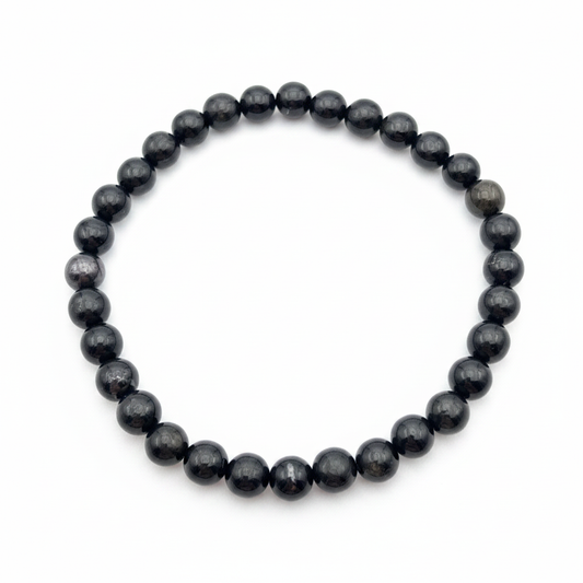 Bracelet en perles - Hyperstene (6 mm)