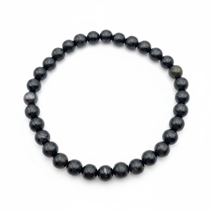 Bracelet en perles - Hyperstene (6 mm)