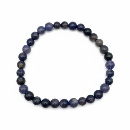 Bracelet en perles - Iolite / Cordierite (6 mm)