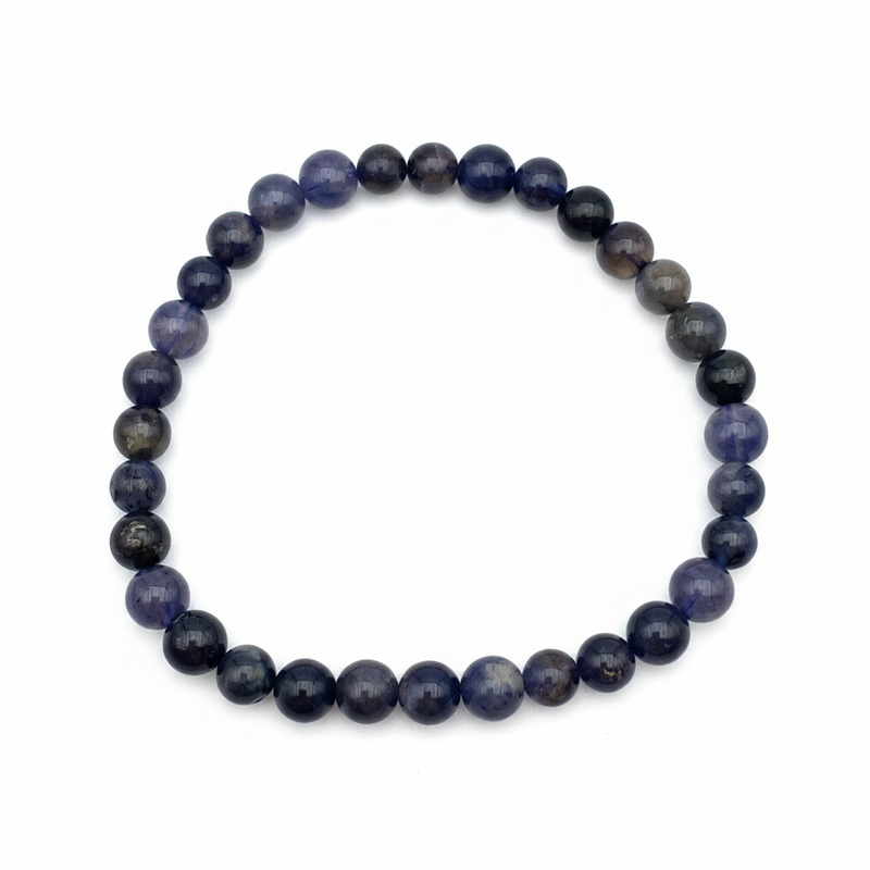 Bracelet en perles - Iolite / Cordierite (6 mm)
