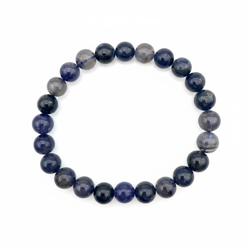 Bracelet en perles - Iolite / Cordierite (8 mm)