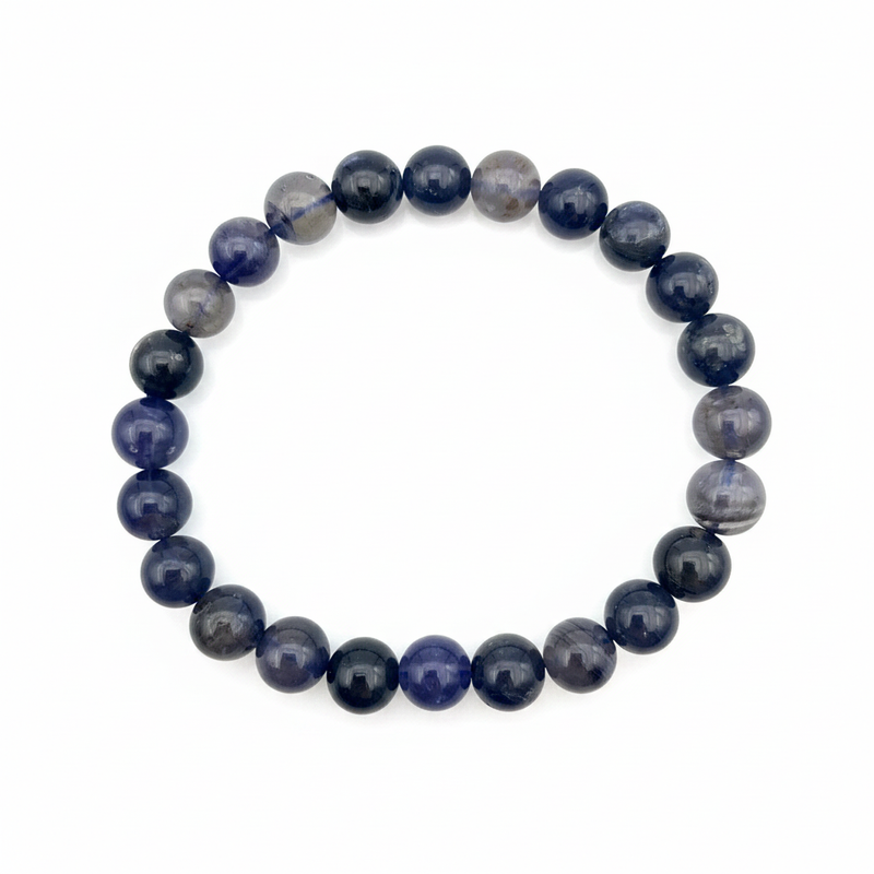 Bracelet en perles - Iolite / Cordierite (8 mm)