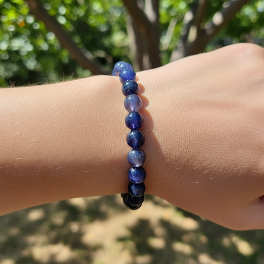 Bracelet en perles - Iolite / Cordierite (8 mm)
