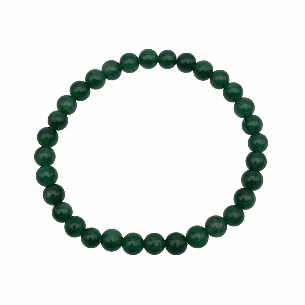 Bracelet en perles - Jade de Birmanie (6 mm)