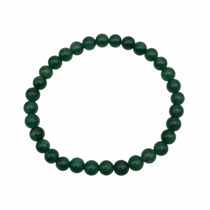 Bracelet en perles - Jade de Birmanie (6 mm)