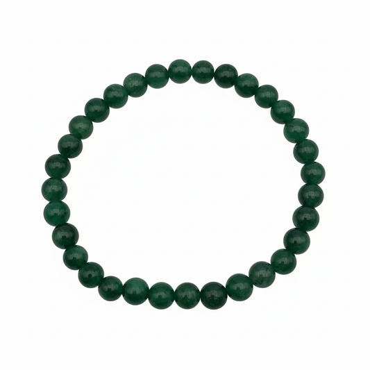 Bracelet en perles - Jade de Birmanie (6 mm)