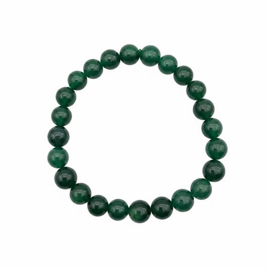 Bracelet en perles - Jade de Birmanie (8 mm)