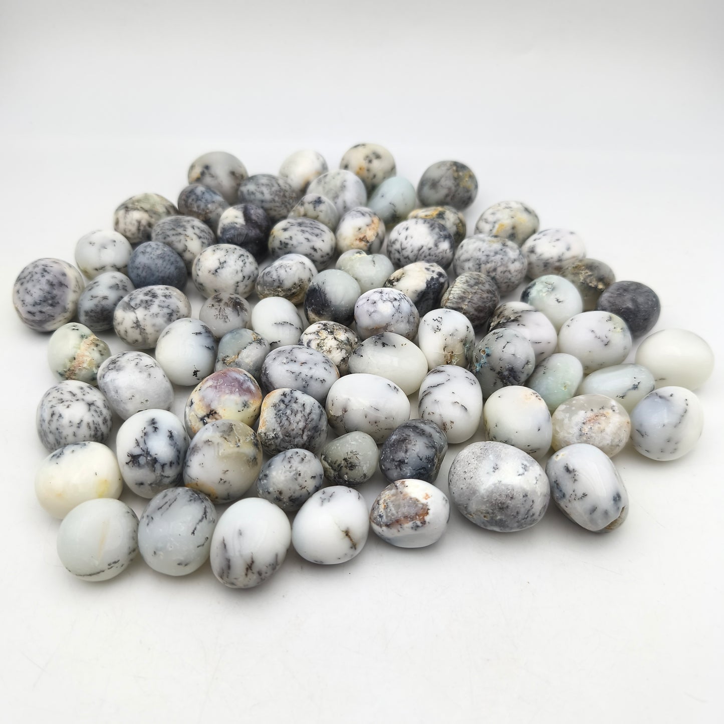 Pierres Roulées - Agate dendritique / Merlinite