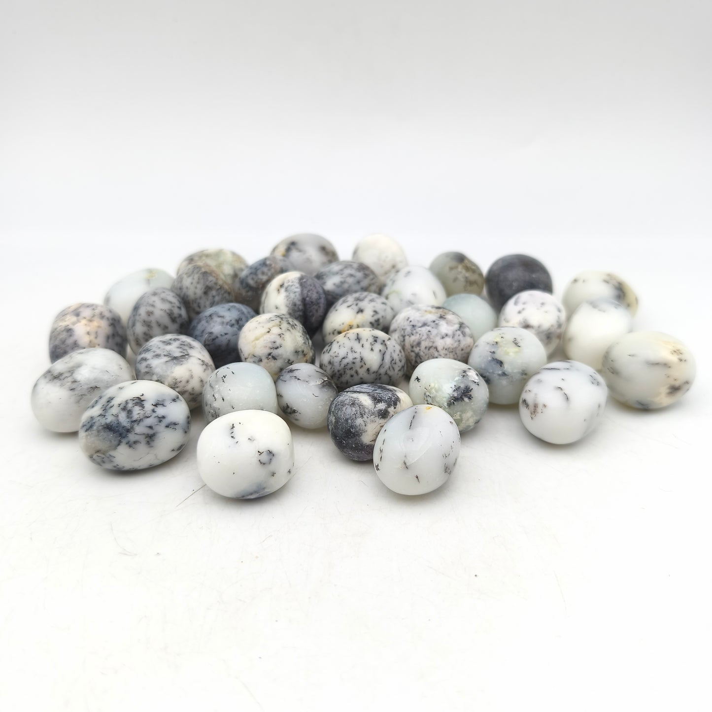 Pierres Roulées - Agate dendritique / Merlinite