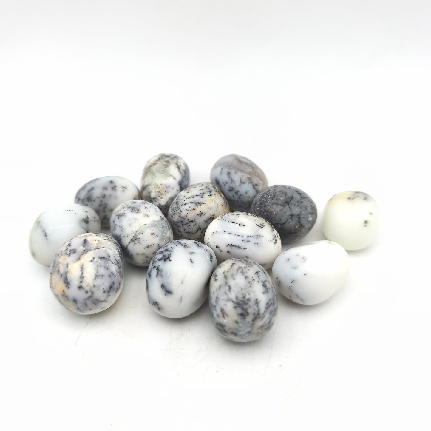 Pierres Roulées - Agate dendritique / Merlinite