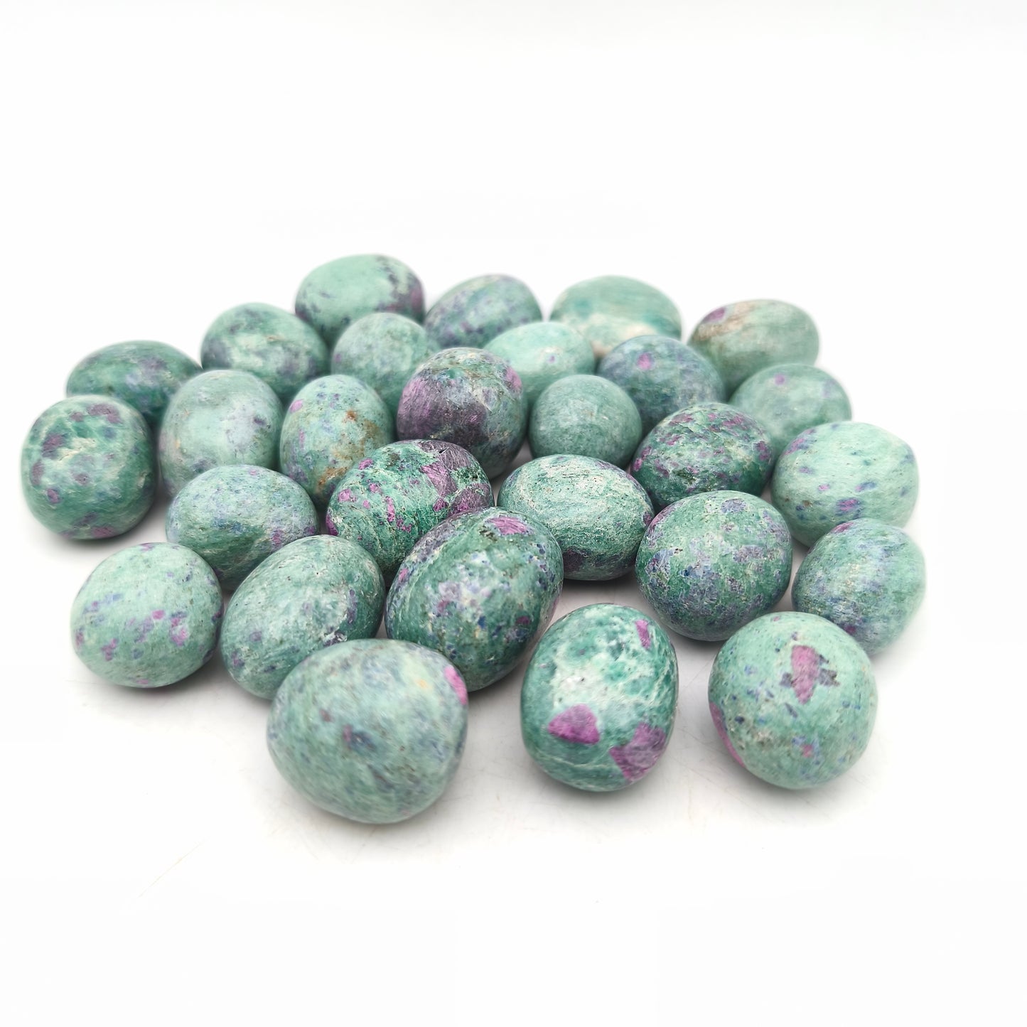 Pierres Roulées - Rubis / Fuschite