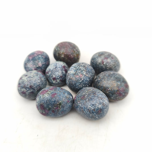 Pierres Roulées - Rubis Cyanite (200 g)