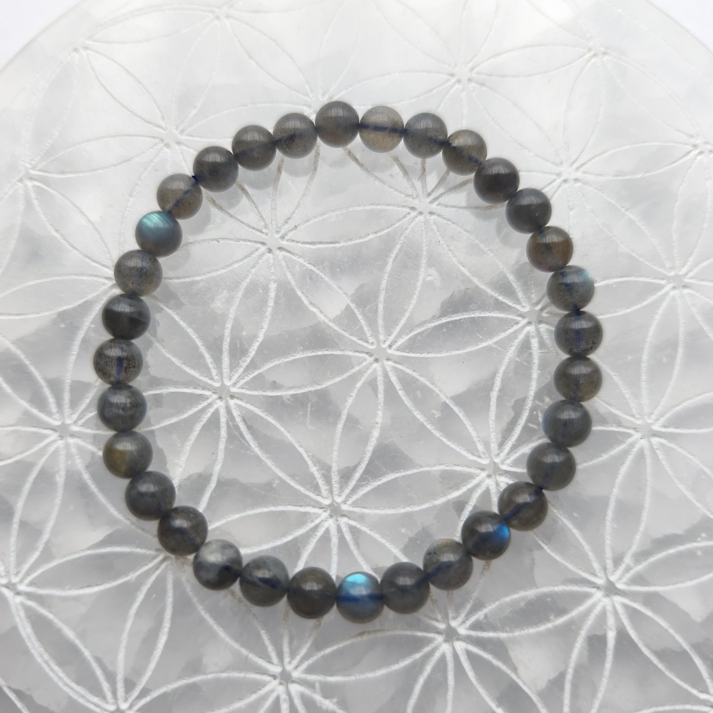 Bracelet - Labradorite (6 mm) EXTRA