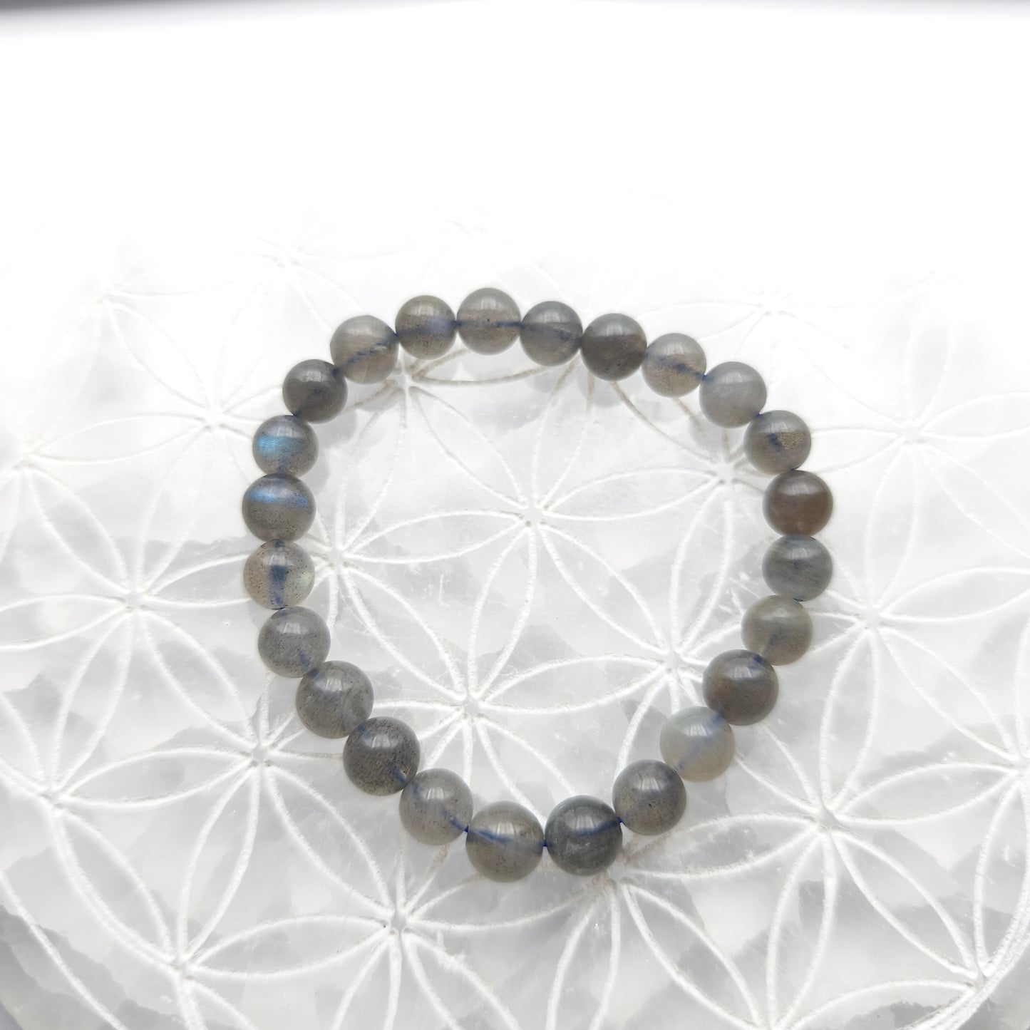 Bracelet - Labradorite (7 mm) - Longueur 17 cm - EXTRA