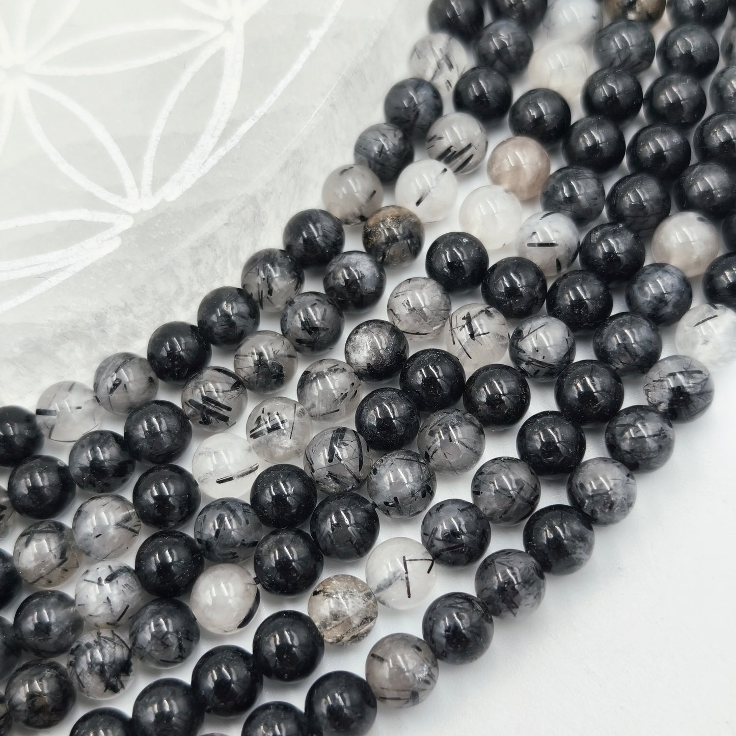 Rang - Tourmaline Noire et Quartz EXTRA (6 mm)