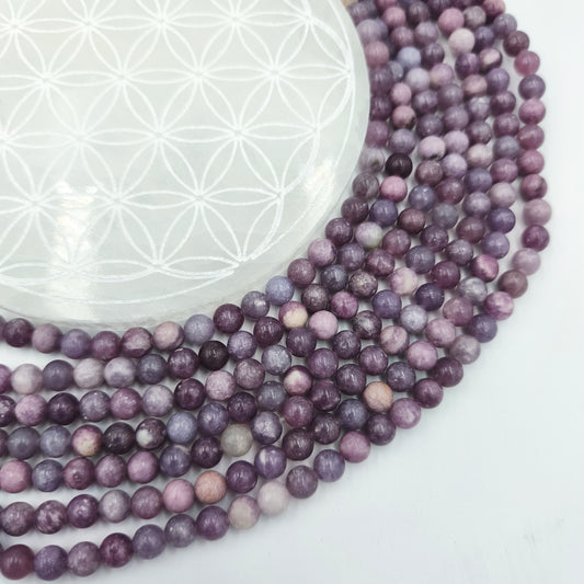 Rang - Lépidolite  AA (8 mm)