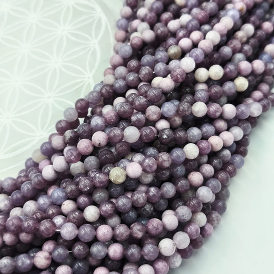 Rang - Lépidolite  AA ( 6 mm)