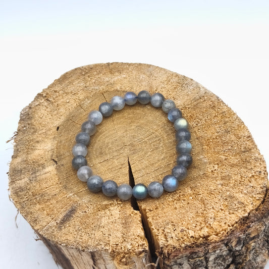 Bracelet - Labradorite (7 mm) - Longueur 17 cm - EXTRA