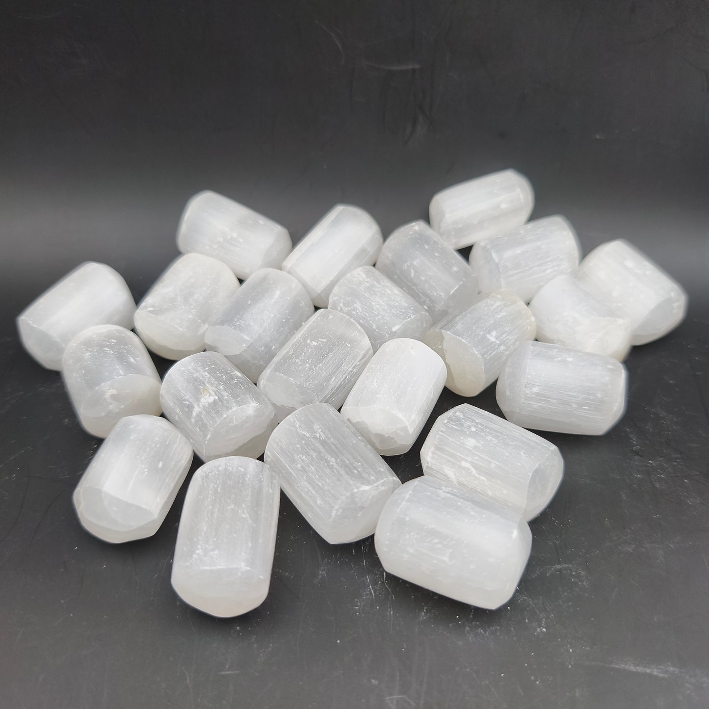 Pierres Roulées - Selenite blanche (200 g)