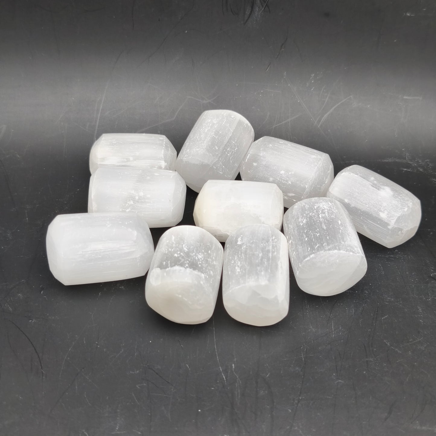 Pierres Roulées - Selenite blanche (200 g)