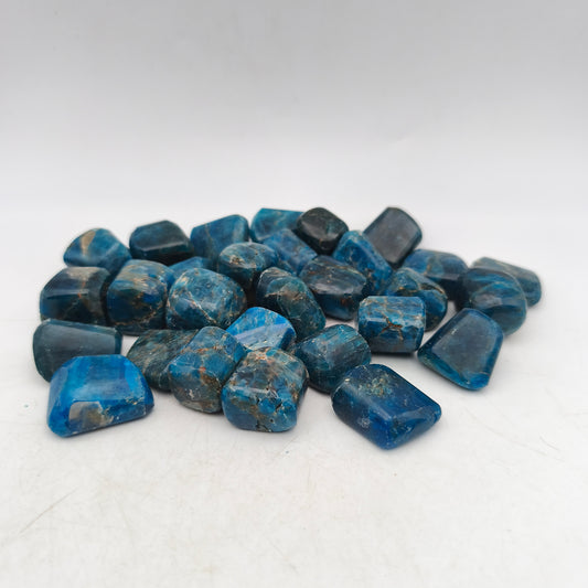 Pierres Roulées - Apatite bleue - (200 g) - Taille #04 - 2/3 cm