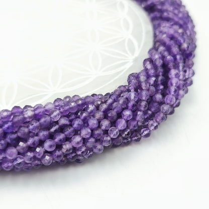 Rang facetté - Améthyste Extra (4 mm)