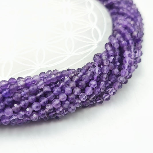 Rang facetté - Améthyste Extra (4 mm)