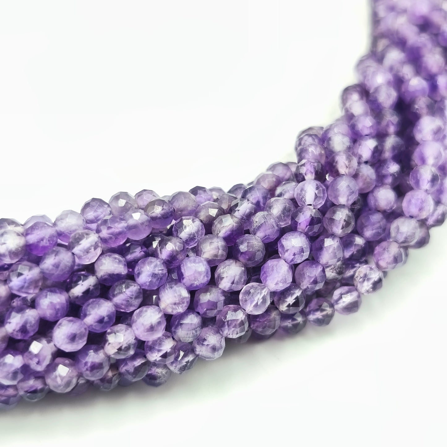 Rang facetté - Améthyste Extra (4 mm)