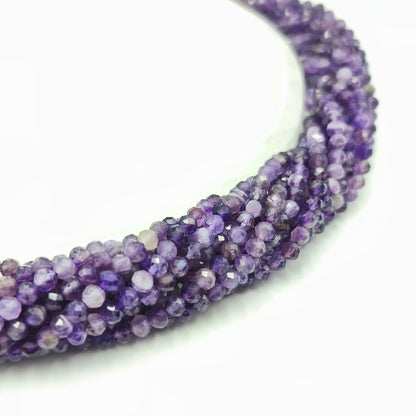 Rang facetté - Améthyste (4 mm)