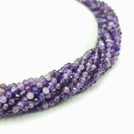 Rang facetté - Améthyste (4 mm)