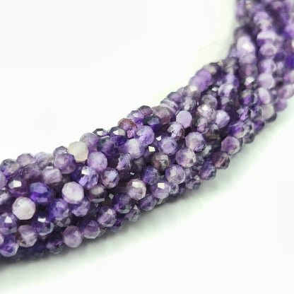Rang facetté - Améthyste (4 mm)