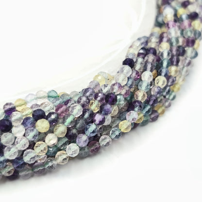 Rang facetté - Fluorite (4 mm)