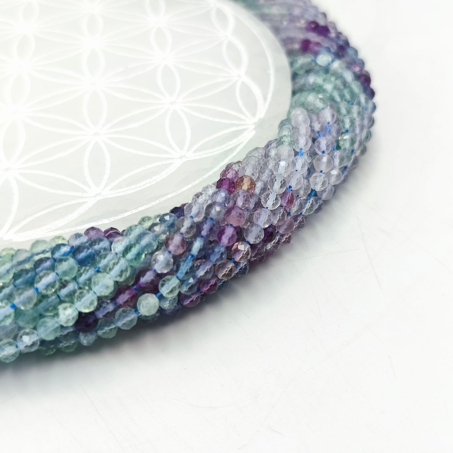 Rang facetté - Fluorite Extra (4 mm)