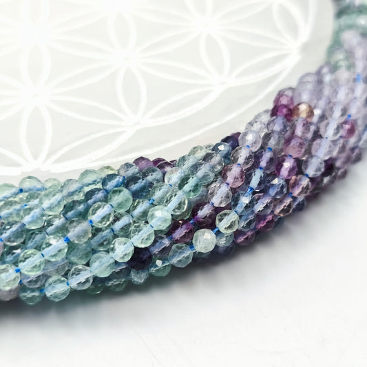 Rang facetté - Fluorite Extra (4 mm)