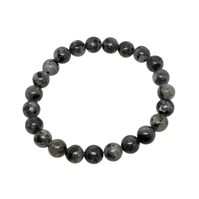 Bracelet en perles - Larvikite (8 mm)