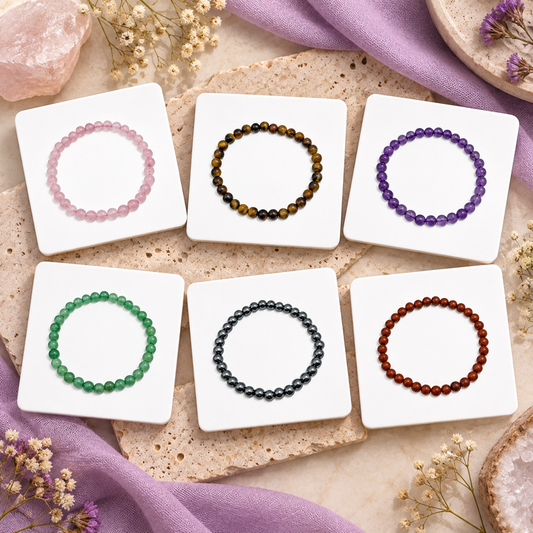 Pack Boutique Petits Bracelets – 36 bracelets 6 mm