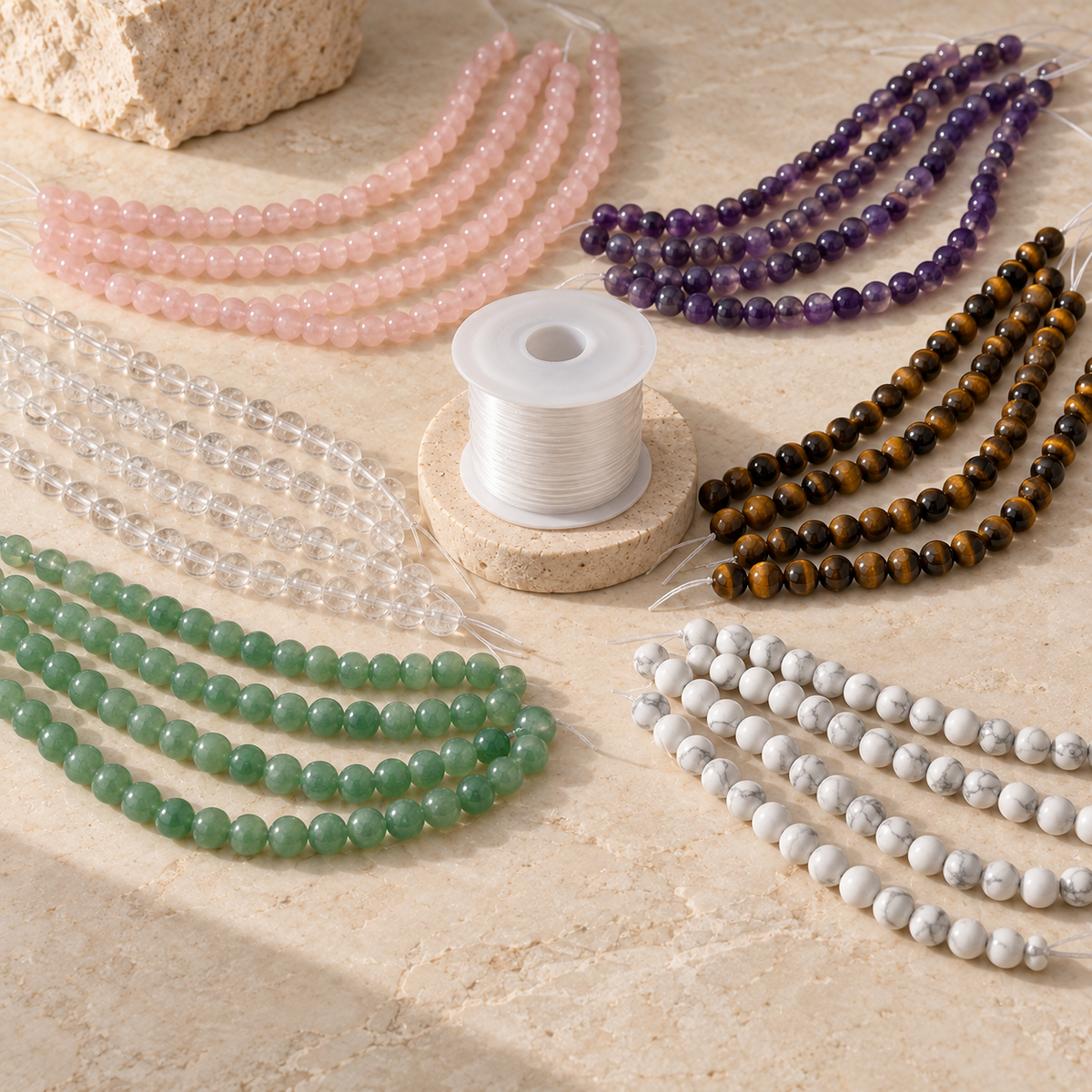 Pack Créateur Essentiel – 18 rangs 6 mm + fil