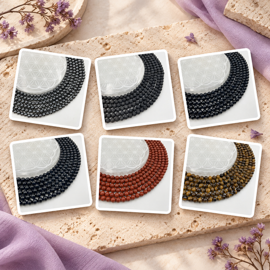 Pack Créateur Noir & Terre – 24 rangs 8 mm