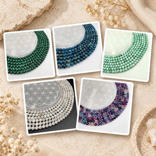 Pack Créateur Pierres Premium – 5 rangs 8 mm