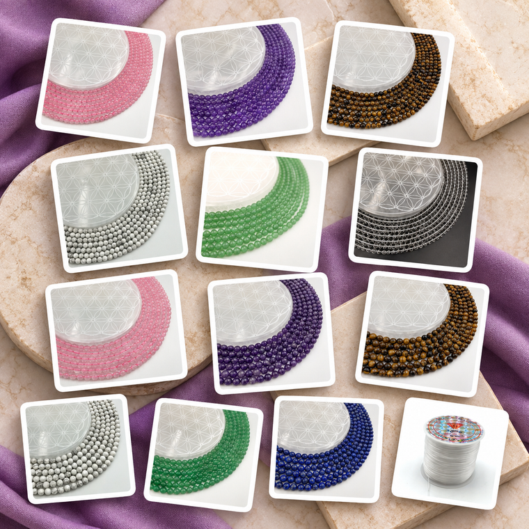 Pack Créateur Studio Complet – 30 rangs 6 & 8 mm + fil