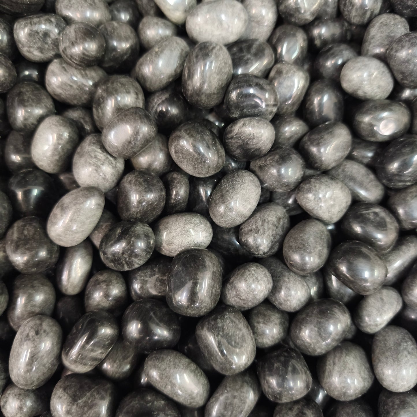 Pierres Roulées - Obsidienne Argentée - EXTRA - (200 g)