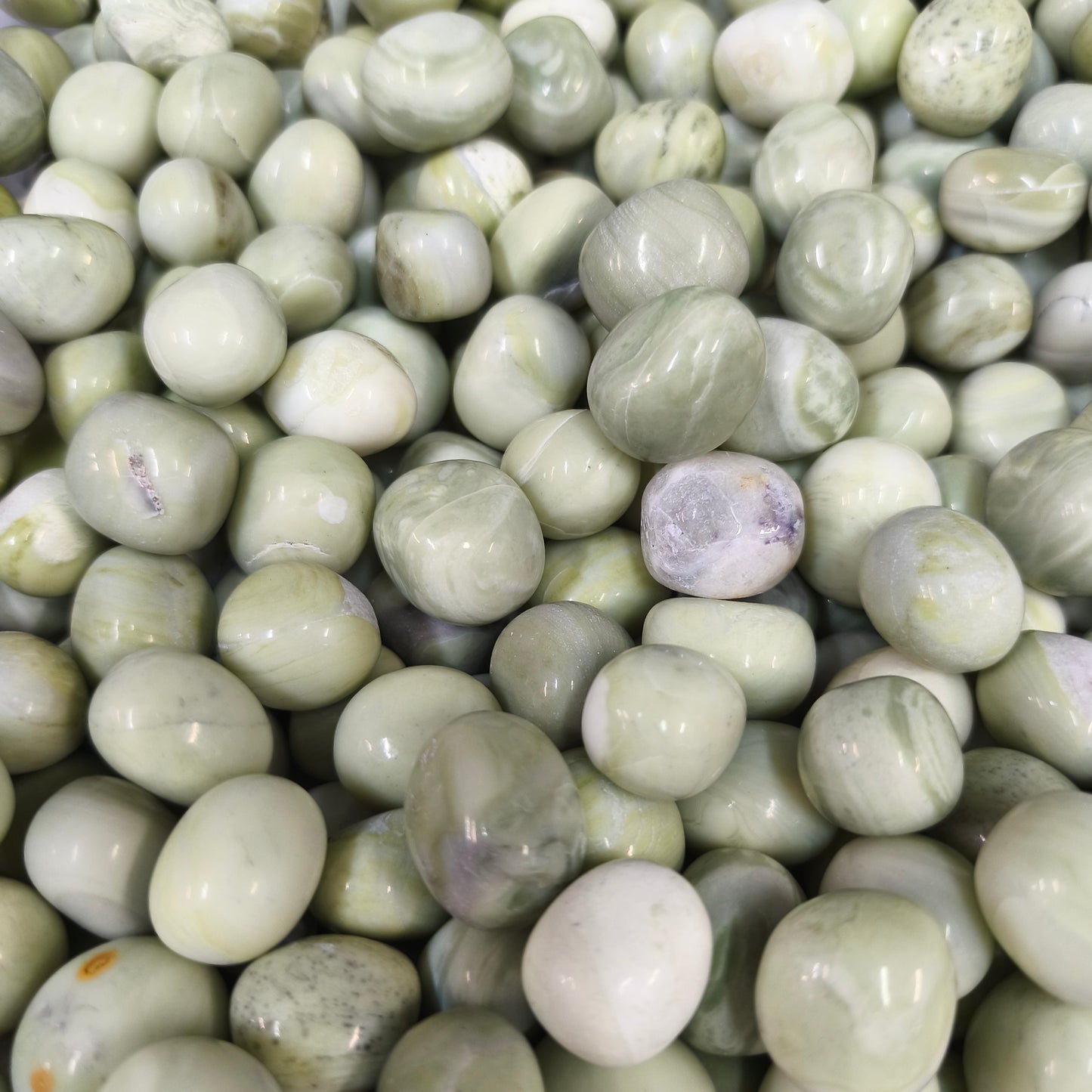 Pierres Roulées - Serpentine - (200 g)