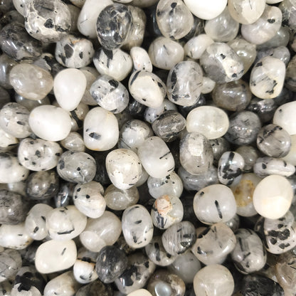 Pierres Roulées - Tourmaline noire et quartz - (200 g)