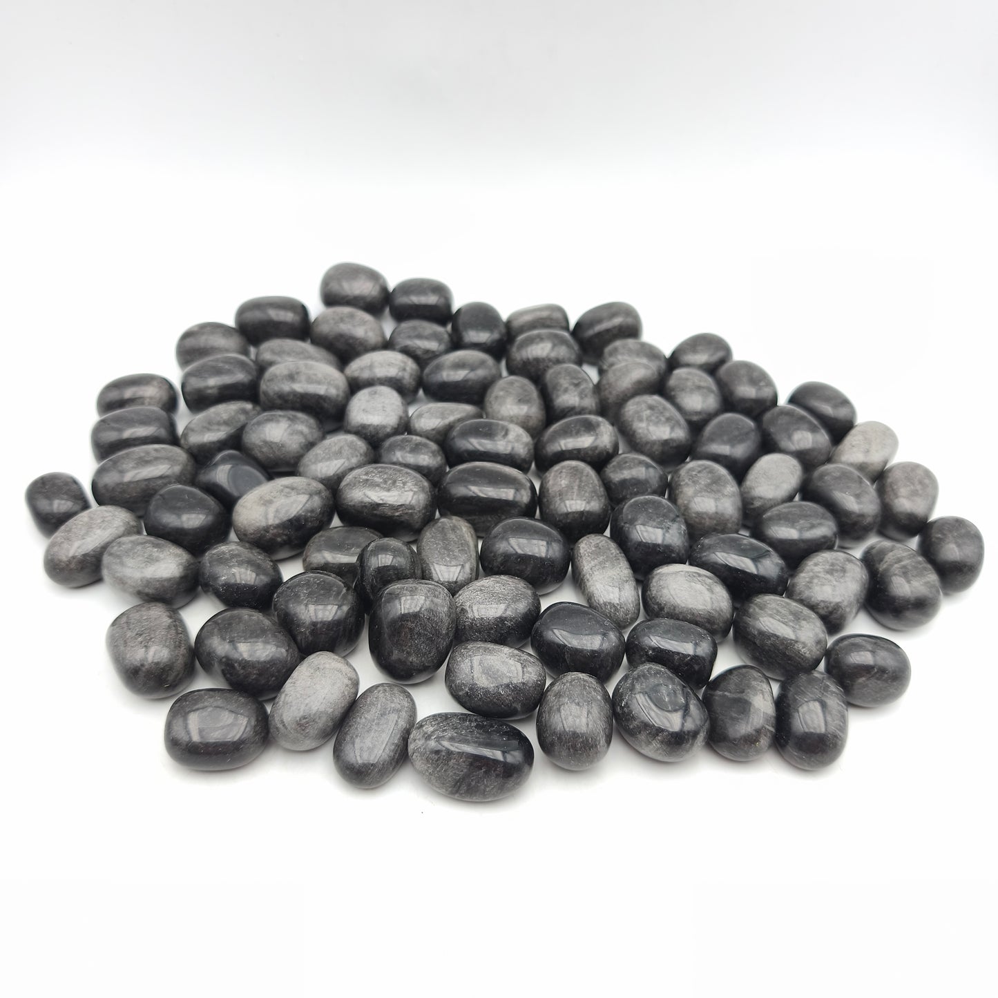 Pierres Roulées - Obsidienne Argentée - EXTRA - (200 g)