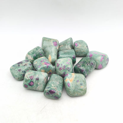 Pierres Roulées - Rubis / Fuschite - Taille 5 (200 g)