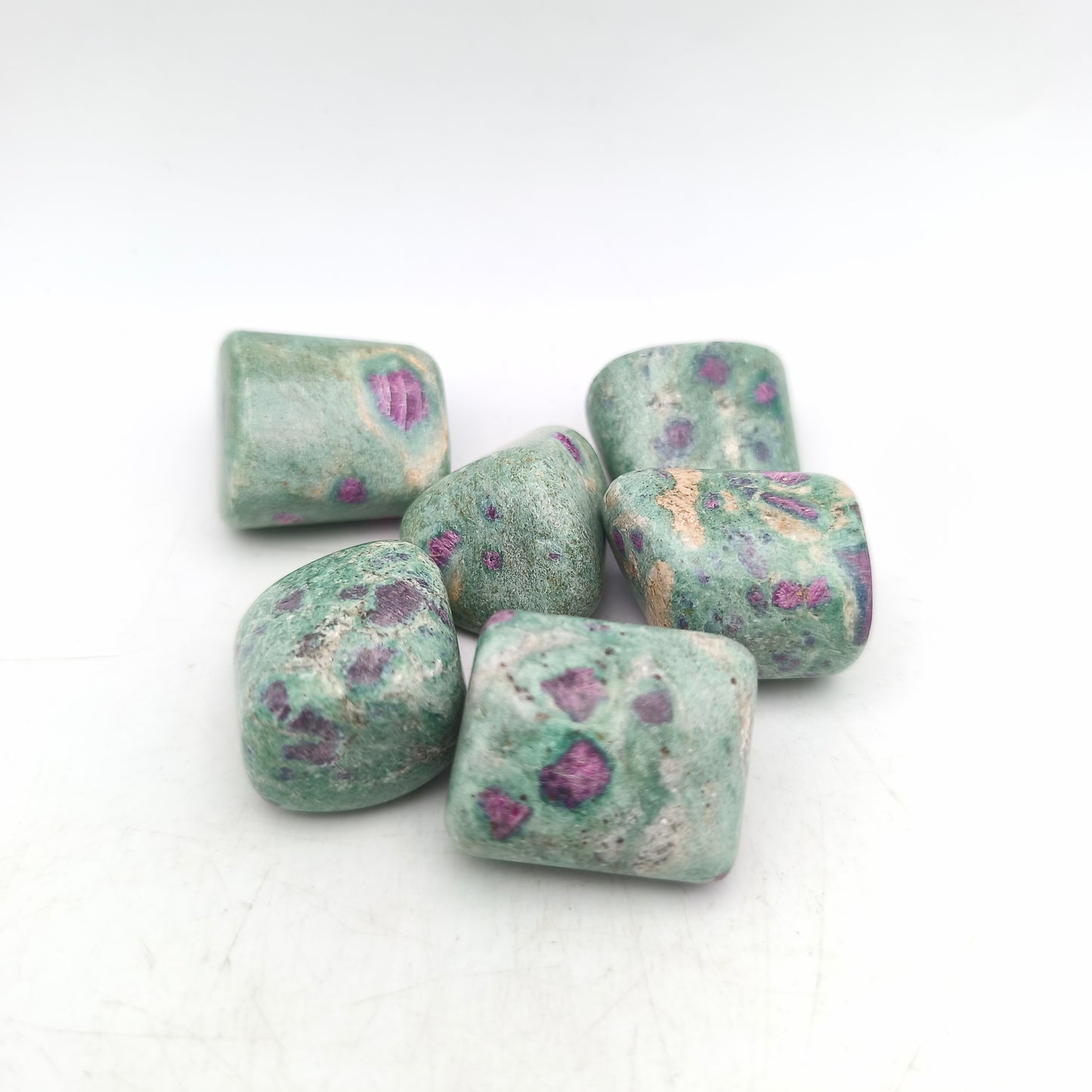 Pierres Roulées - Rubis / Fuschite - Taille 5 (200 g)