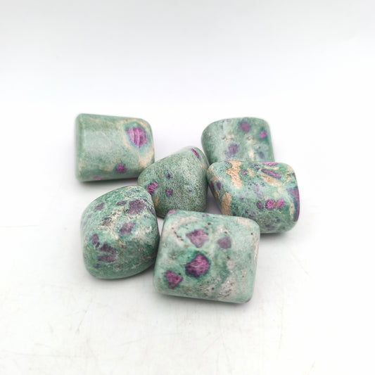 Pierres Roulées - Rubis / Fuschite - Taille 5 (200 g)